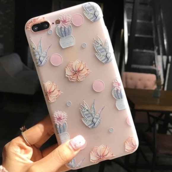 Apple Accessories - NEW iPhone X / XS Cute Fashion Cacti & Floral Case